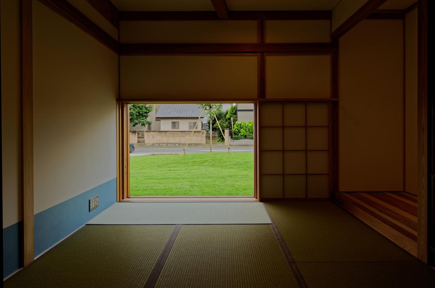 石屋根の家